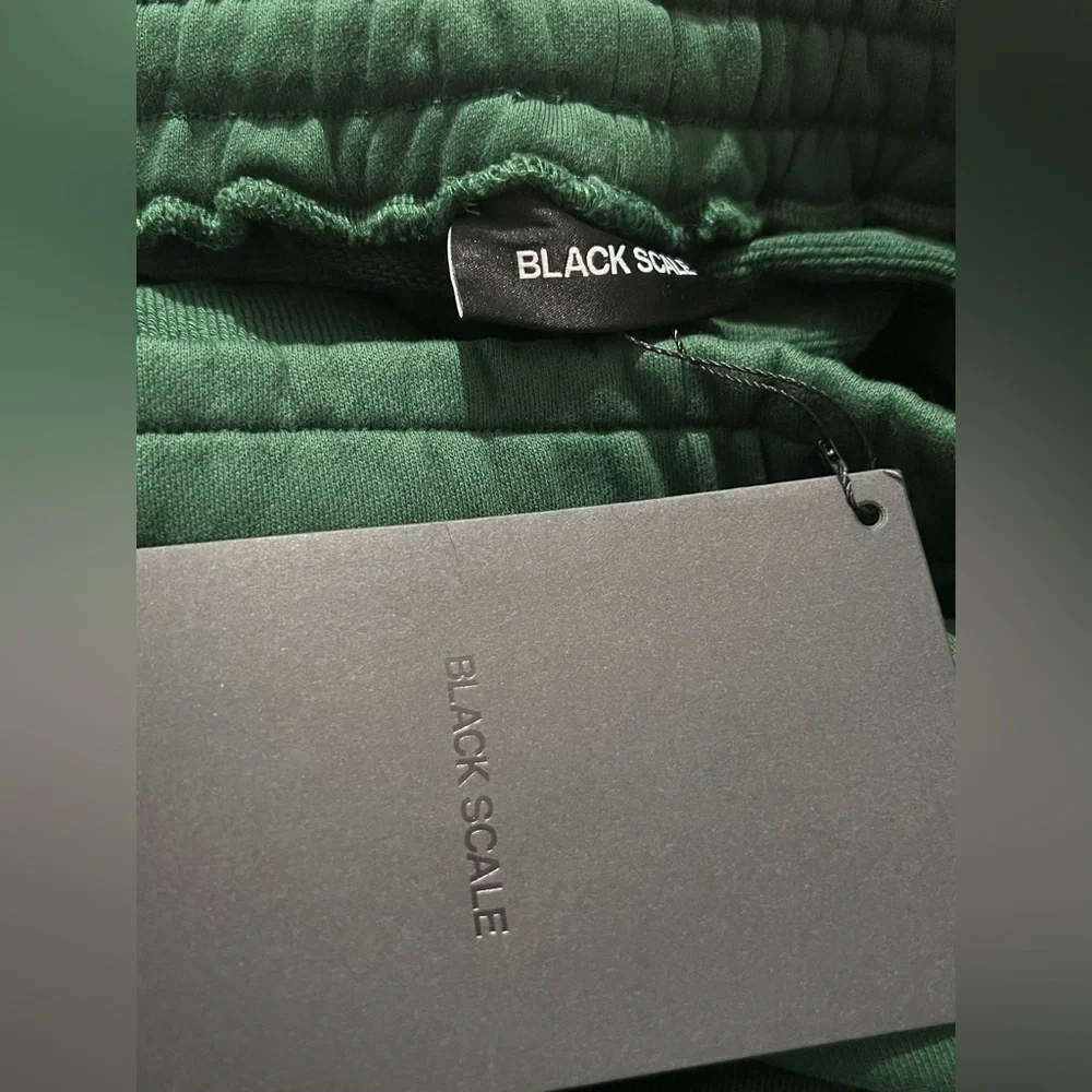 Black Scale men’s all star‎ sweatpants joggers adjustable Green size 38 2XL